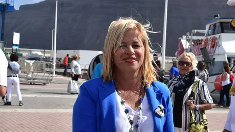 Alicia Páez, concejla delegada de La Graciosa.
