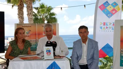 El alcalde de Tías, José Juan Cruz, estuvo al frente de la presentación del evento