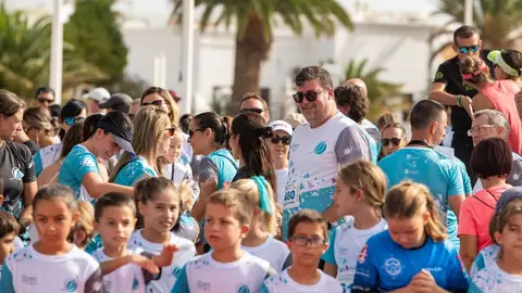 El alcalde de San Bartolomé, Isidro Pérez, fue uno de los participantes