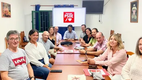 Imagen de los componentes del PSOE de Teguise.