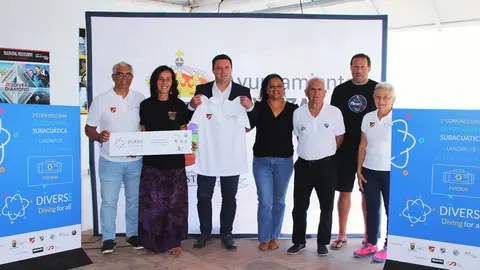 Imagen de la presentación de la Copa Inclusiva de Fotografía Subacuática.