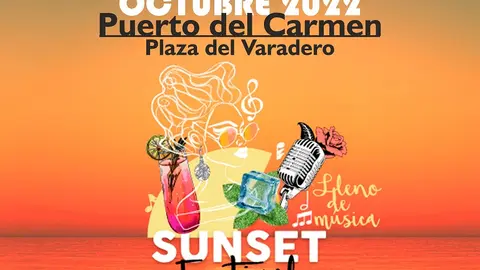 Imagen del cartel del Sunset Festival 2022 Tías Lanzarote.