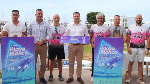 Imagen de la presentación del Playa Blanca Music Race Night.