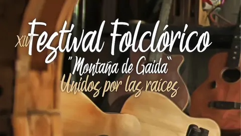 Imagen promocional del XIV Festival Folclórico Montaña Gaida.