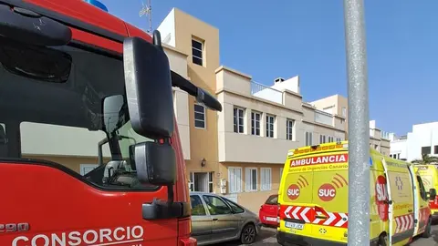 Imagen de la vivienda donde se produjo el incendio provocado