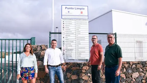 Imagen del punto limpio de Costa Teguise.
