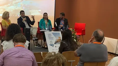 Benjamín Perdomo en el foro de Melilla.