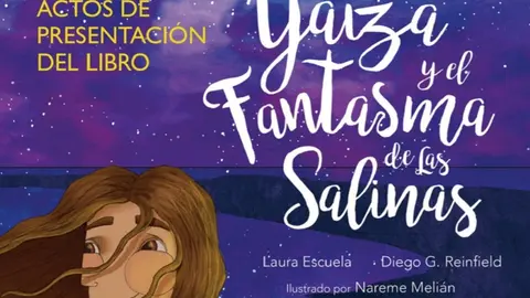Imagen del cartel de la presentanción de Yaiza y el fantasma de Las Salinas.