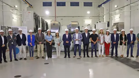 Imagen de la presentación del cable submarino entre Lanzarote y Fuerteventura.