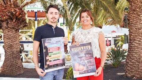 Imagen de la presentación de los actos por Halloween en Costa Teguise.