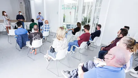 Imagen de una reunión de empresarios en Costa Teguise.