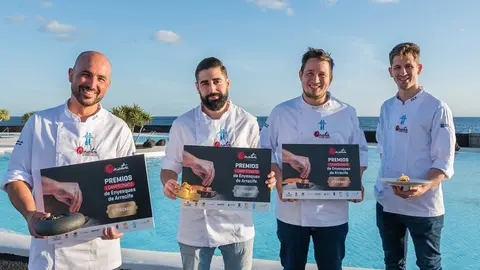 Imagen de los ganadores del Miniature Lanzarote.