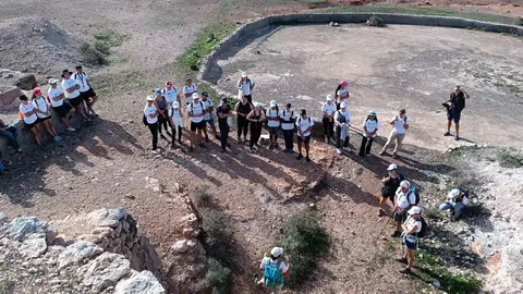 Imagen de una de las explicaciones sobre los senderos.