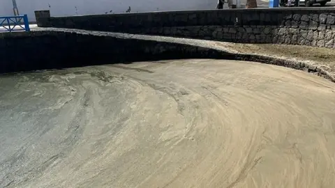 Imagen del estado del Charco de San Ginés.