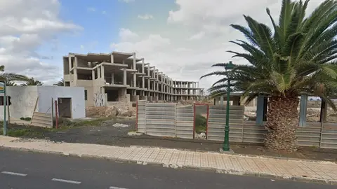 Imagen de uno de los esqueletos de Costa Teguise.