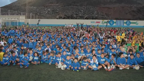 Imagen de archivo de la presentación de las escuelas deportivas de Teguise.
