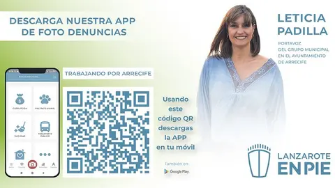 Imagen de la nueva app de Lanzarote en Pie