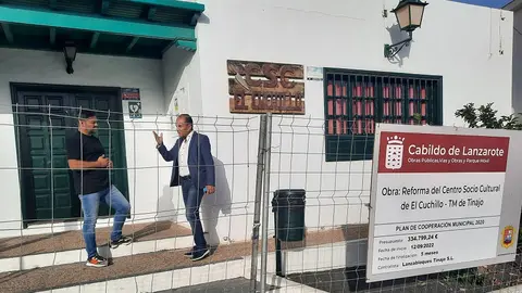 Imagen de las obras del Centro Socio Cultural de El Cuchillo.