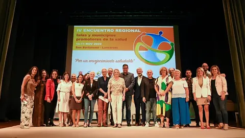 Imagen del encuentro regional “Por un envejecimiento saludable” celebrado en San Bartolomé.
