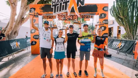 Imagen de los ganadores de la prueba