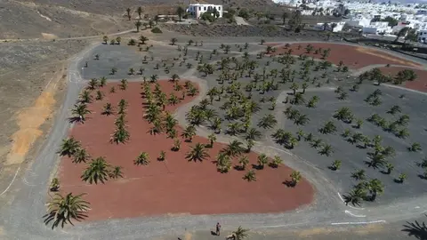 Imagen de la zona recreativa aledaña a la Casa Mayor Guerra