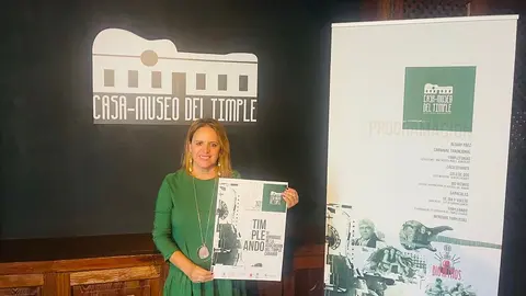 Nori Machín presentando timpleando 2022.