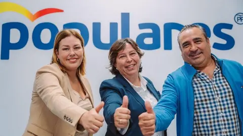 Rita Hernández, Astrid Pérez y Ángel Vázquez.