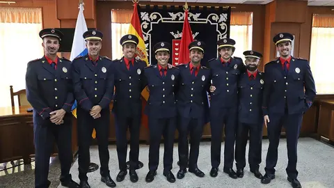 Nuevos bomberos del Consorcio de Seguridad y Emergencias.