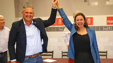 Alfredo Mendoza con María Dolores Corujo.