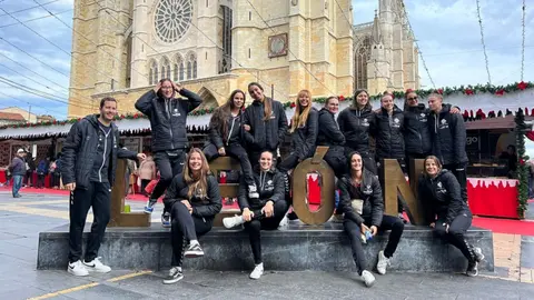 Jugadoras del San José Obrero en León.