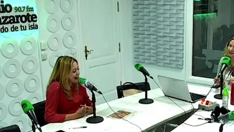 María Dolores Corujo en Radio Lanzarote.
