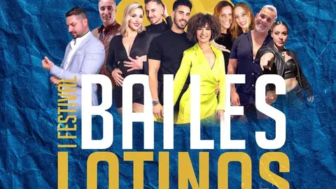 Cartel del I Festival de Bailes Latinos.