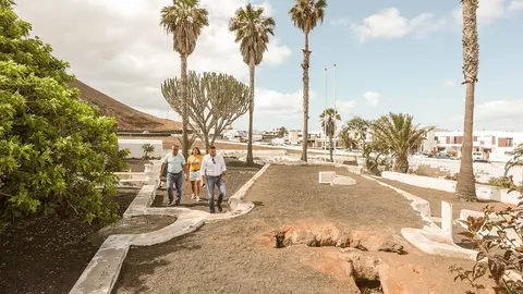 Imagen de la zona verde de ocio de Tahiche.