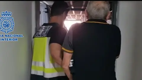 Detenido en la operación antidroga de la Policía Nacional.