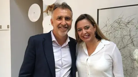 Ángel Víctor Torres y María Dolores Corujo