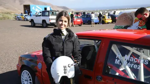 Martina Pérez Montesdeoca feliz preparando su esperado debut en la importante prueba.