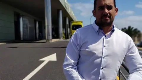 Imagen de Yone Caraballo, secretario Insular de NC.