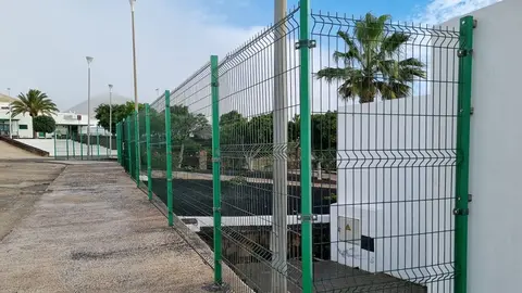 Imagen del vallado de la Plaza del Pavón.