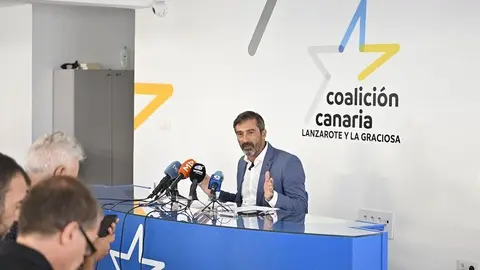 Imagen de archivo de una rueda de prensa anterior de Pedro San Ginés