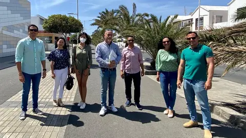 Integrantes del Comité Local de San Bartolomé.