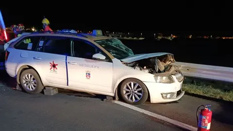 Los bomberos lograron sacar a todos los ocupantes atrapados