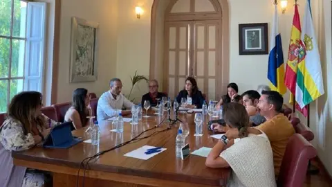 Imagen del pleno de Haría.