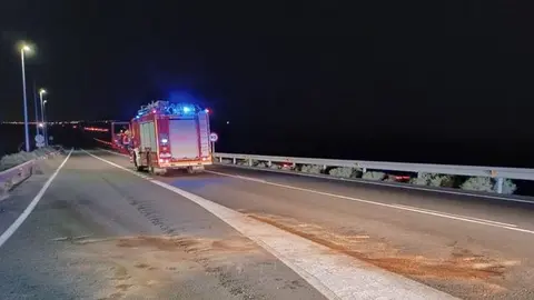 Imagen de la zona del accidente