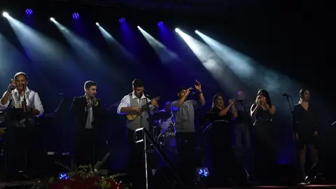 Imagen del concierto de a&ntilde;o nuevo del grupo Bohemia en Teguise.