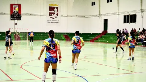 Imagen de archivo de un partido CB Zonzamas CICAR Lanzarote en San Bartolomé.