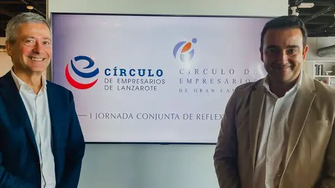 Los presidentes de los Círculos de Gran Canaria y Lanzarote.