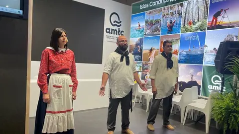 Imagen de la representación de la obra sobre Yaiza en FITUR.