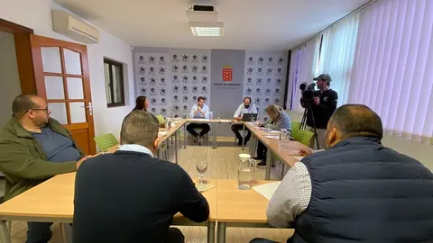 Imagen del último encuentro del Consejo de Administración de los Centros.