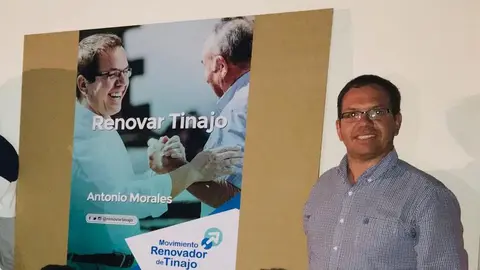 Antonio Morales, portavoz del Movimiento Renovador de Tinajo .