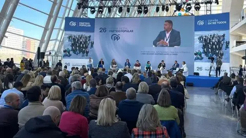 Jacobo Medina, uno de los representantes del PP de Lanzarote, desplazados a Valencia.